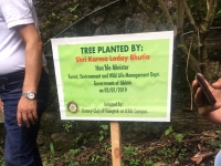 Tree Plantation 02.07.2019  ICFAI University Gangtok