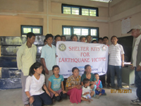 Distributing Shelter Kits For The Earthquake Victimes 1